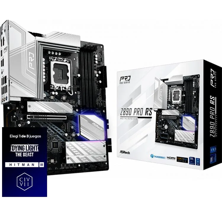 MOTHER ASROCK Z890 PRO RS LGA1851 DDR5