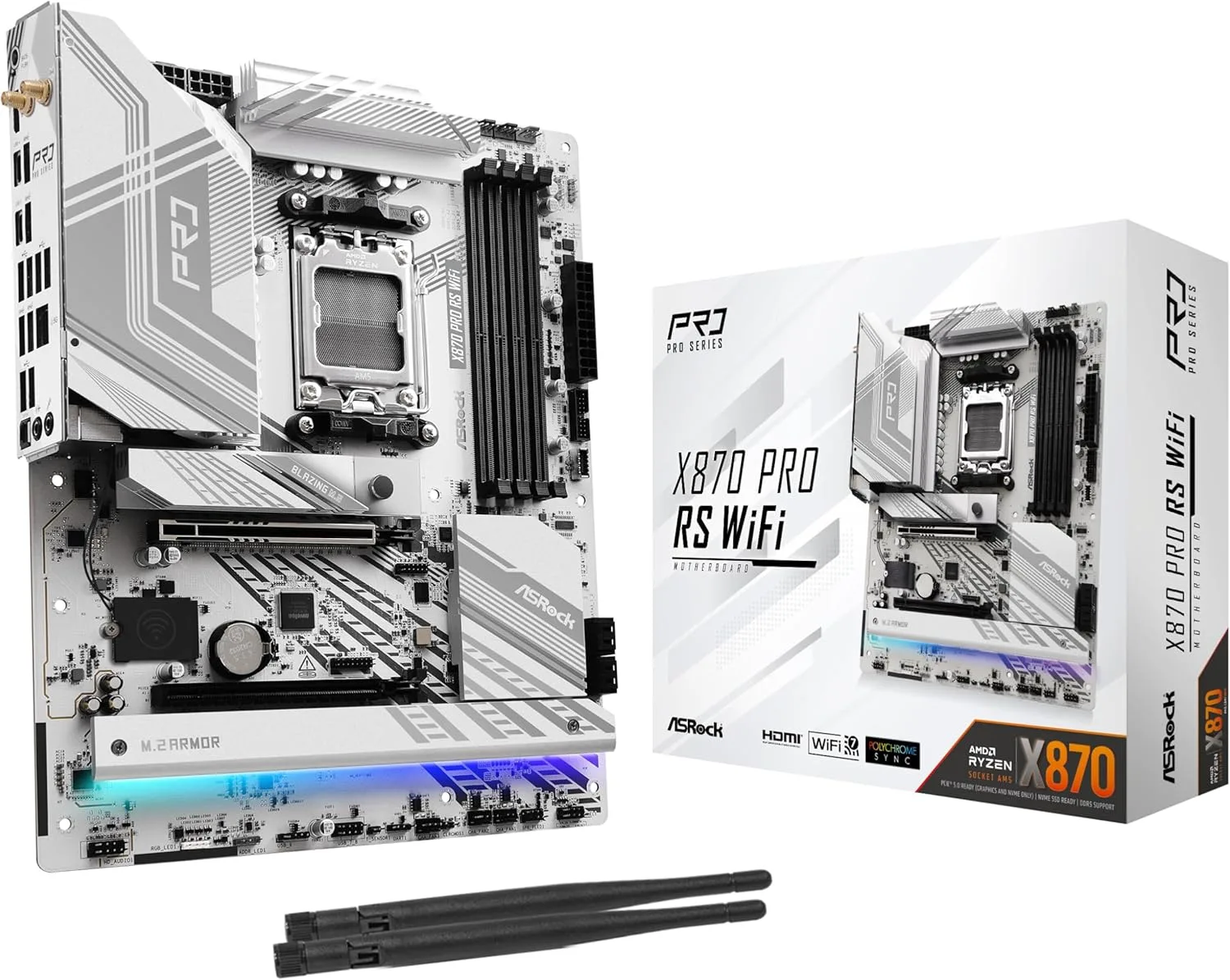 MOTHER ASROCK X870 PRO RS DDR5 AM5