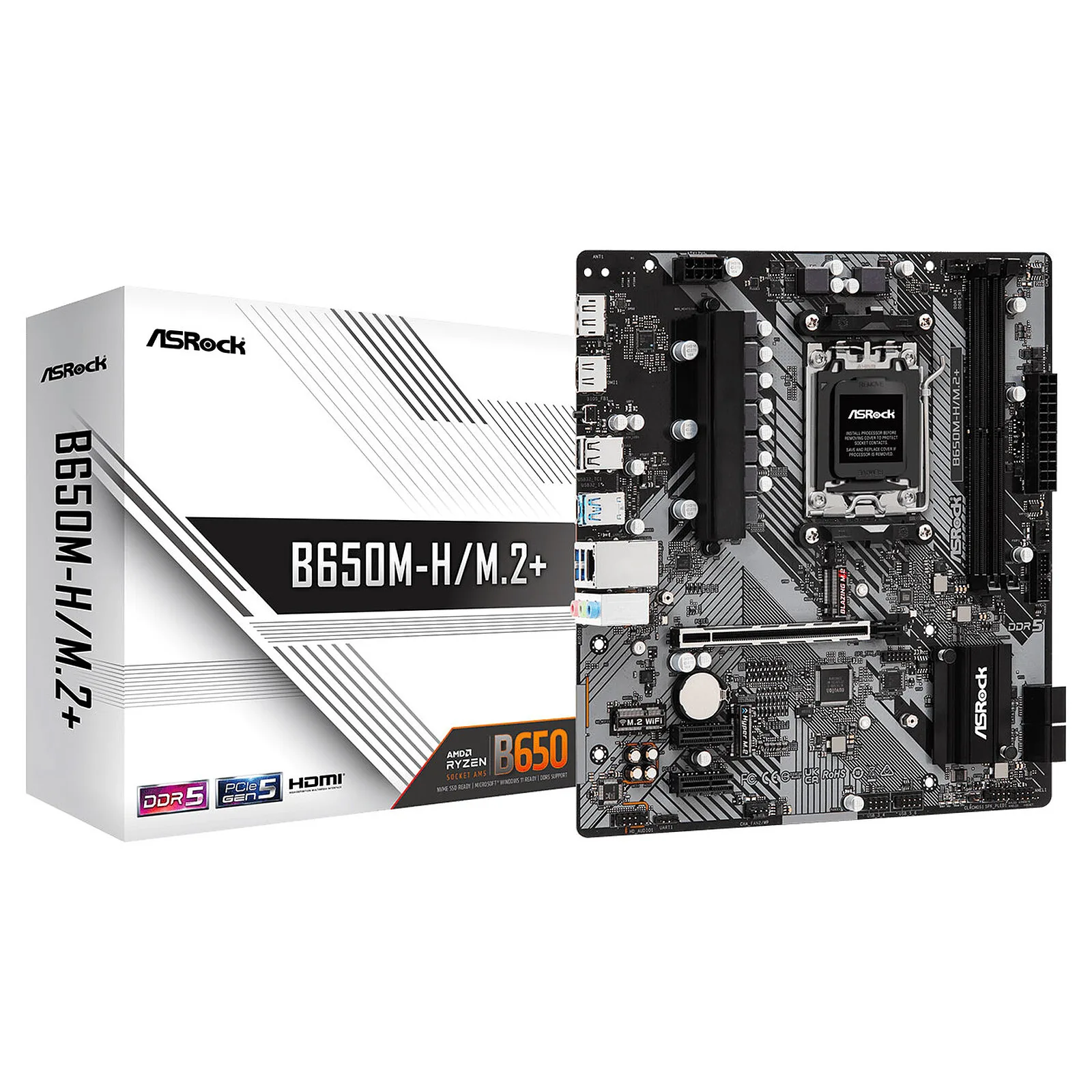 Mother Asrock B650M-H/M.2+ AM5 DDR5