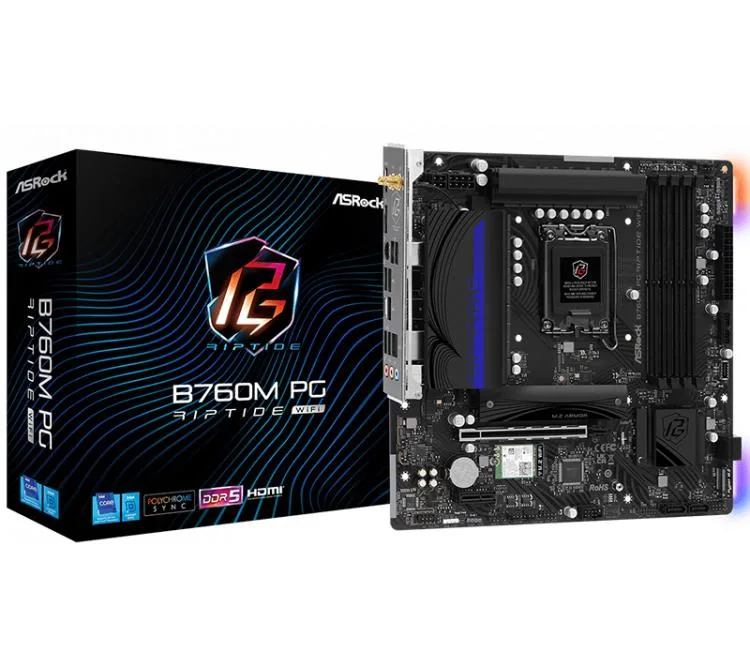 MOTHER ASROCK B760M PG RIPTIDE WIFI S1700 DDR5