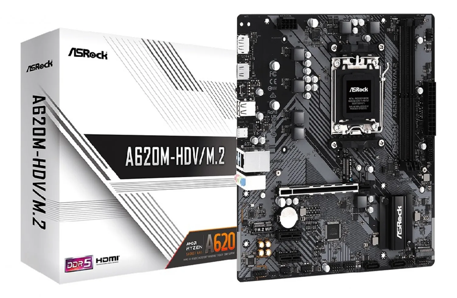 Mother Asrock (am5) A620M-HDV/M.2