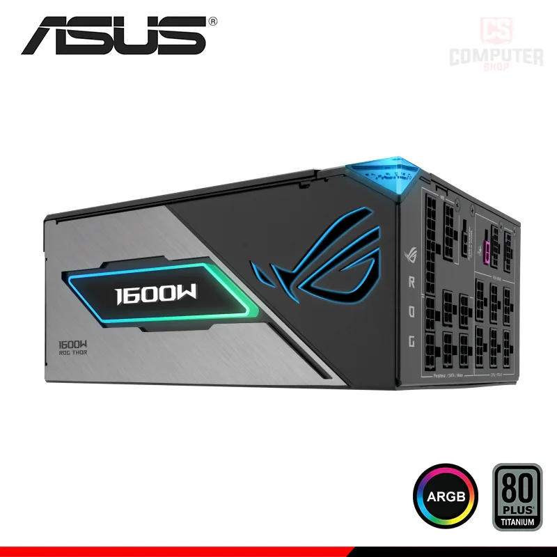 FUENTE ASUS ROG THOR 3 1600W 80 PLUS TITANIUM III 1600T3 FULL MODULAR ATX 3.1 PCIE 5.1