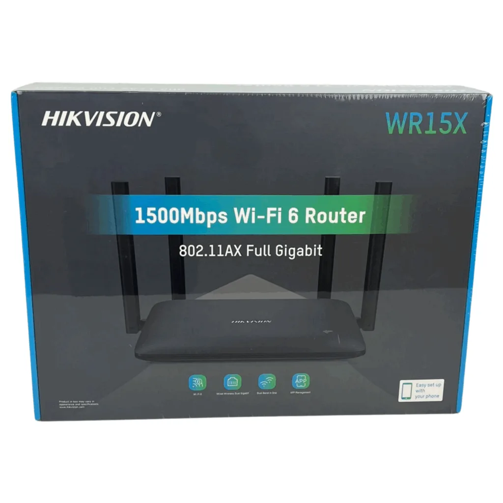 ROUTER 4P HIKVISION DS-3WR15X WIFI 6 1500MBPS