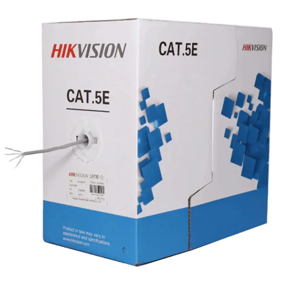 CABLE UTP CAT.5E 305MTS HIKVISION INTERIOR CMX