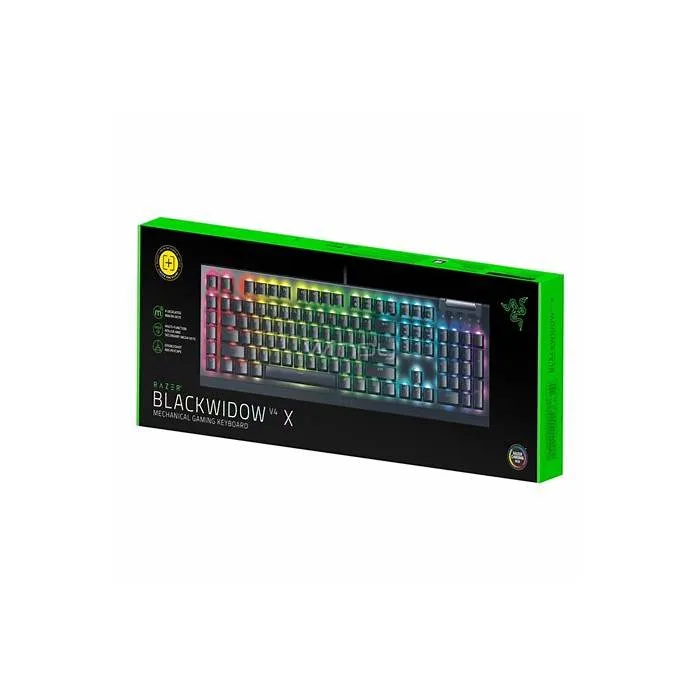 TECLADO MECANICO RAZER BLACKWIDOW V4 SWITCH YELLOW RGB BLACK USB-C