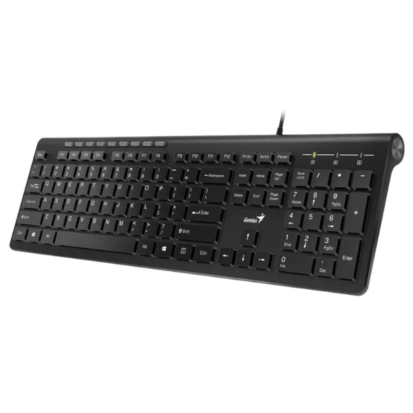 Teclado Genius Slimstar 230 II Blk USB Black