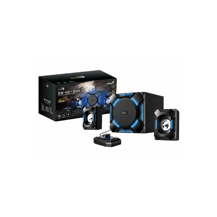 Parlantes Genius Sw-g2.1 1200 Blk 100-24V