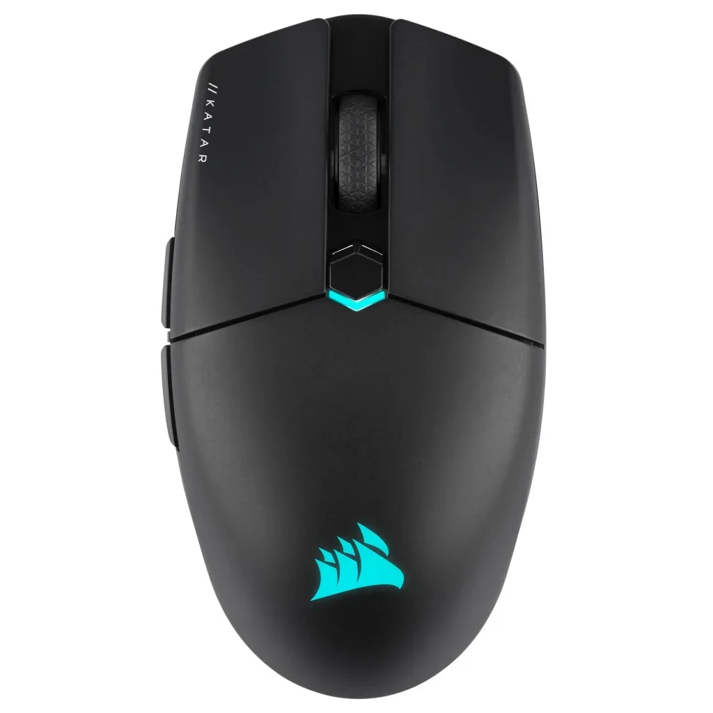 Mouse Corsair Katar Elite Slipstream Wireless 2.4GHz Bluetooth 1ms 69g RGB 60hs