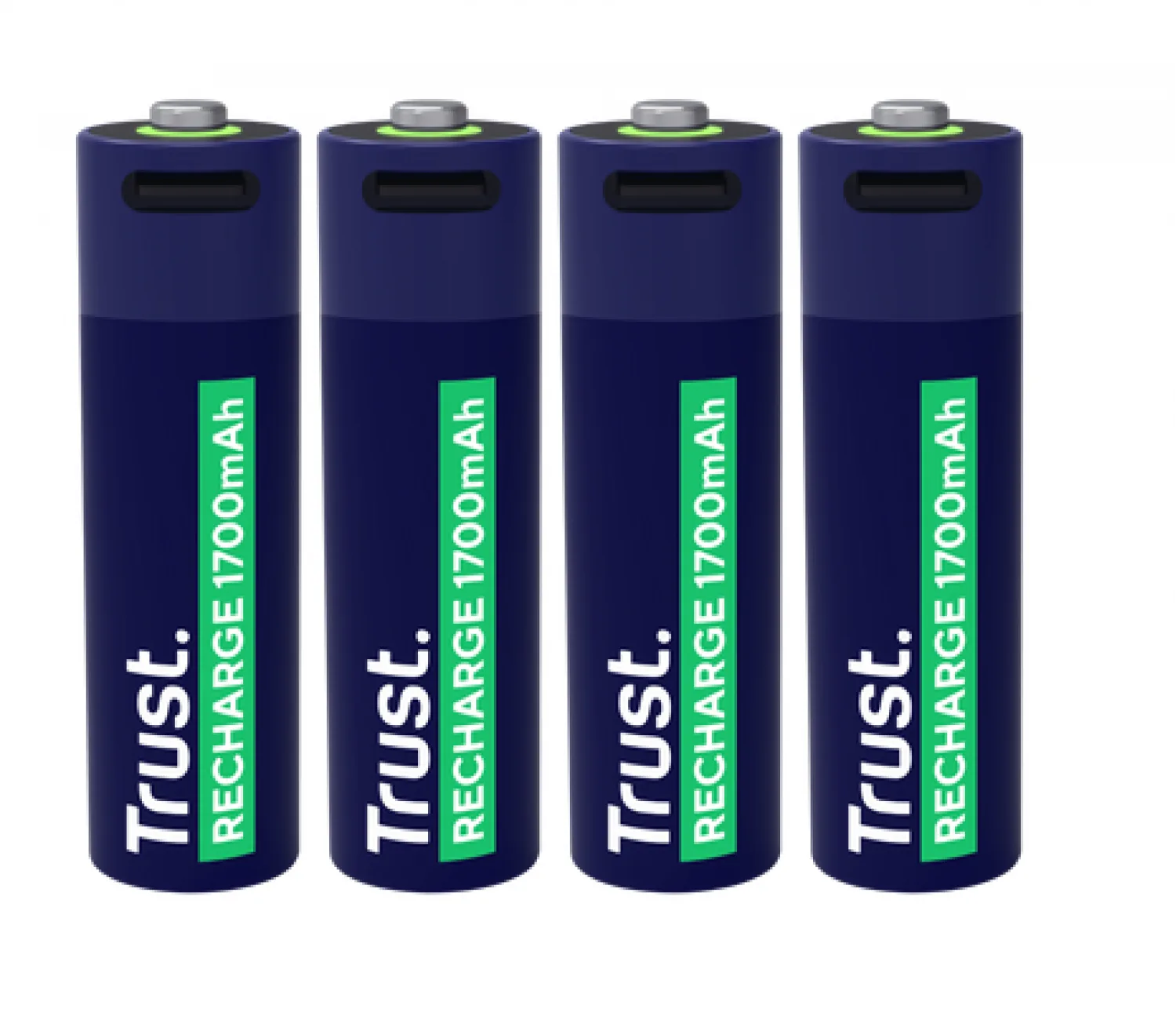PILAS AA RECARGABLES USB-C TRUST X4