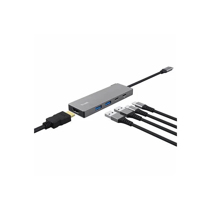 ACCESORIOS TRUST DALYX 5 EN 1 MULTIPORT ADAPTADOR