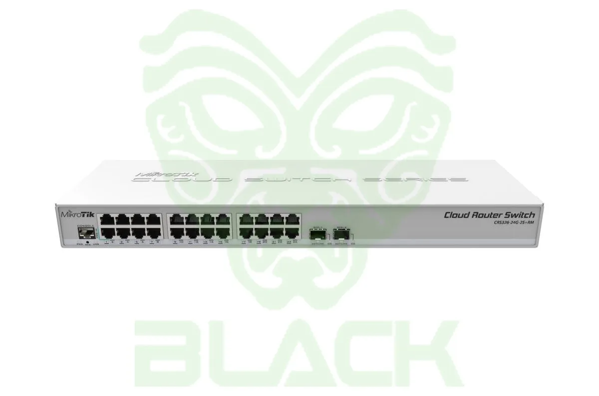 Cloud Router Switch 326-24g-2s+rm With 800 MHZ Cpu...