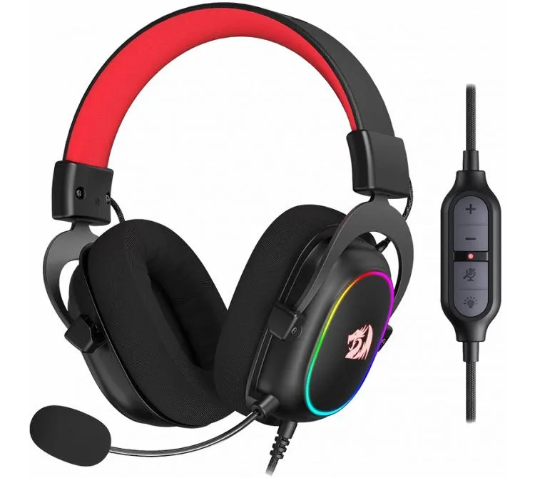 AURICULARES REDRAGON ZEUS X H510 RGB SURROUND 7.1 BLACK