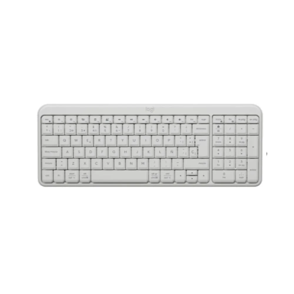 TECLADO LOGITECH INALÁMBRICO K250 BLANCO