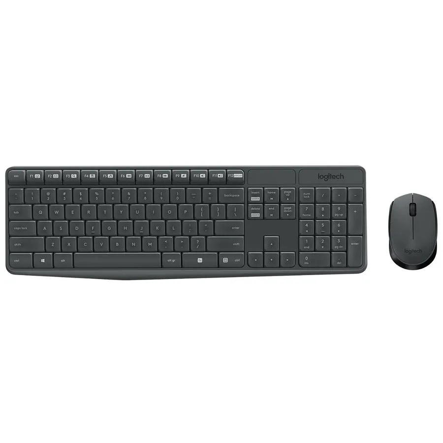 TECLADO Y MOUSE LOGITECH COMBO MK235 WIRELESS 2.4GHZ