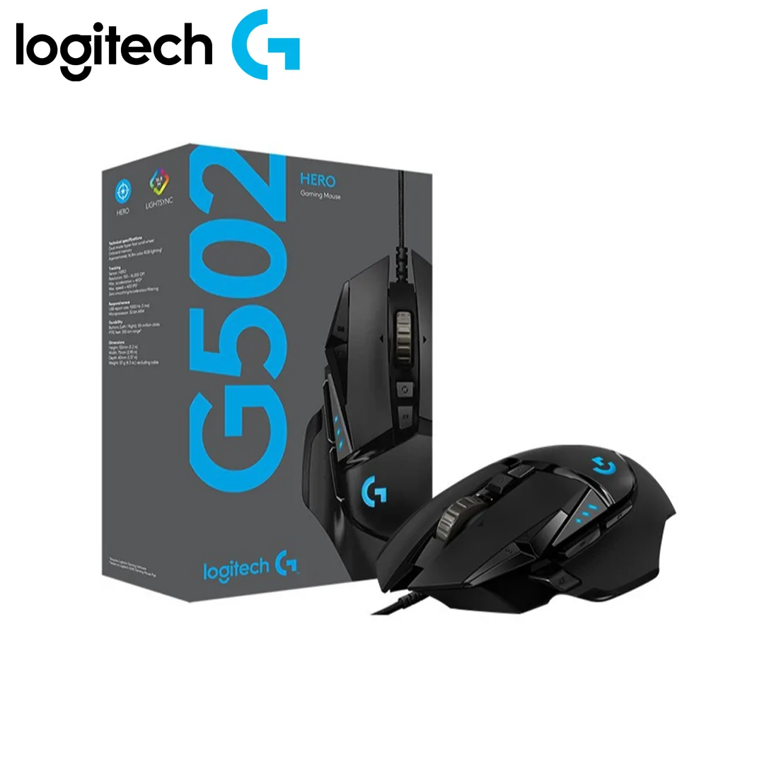 MOUSE LOGITECH G502 GAMING HERO USB