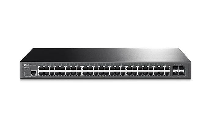 SWITCH TP LINK 48 PUERTOS GIGABIT L2 ADMINIS. 4SFP POE+