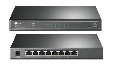 Switch Tp Link 8 Puertos Smart 4 Poe+ Y 4 Poe G