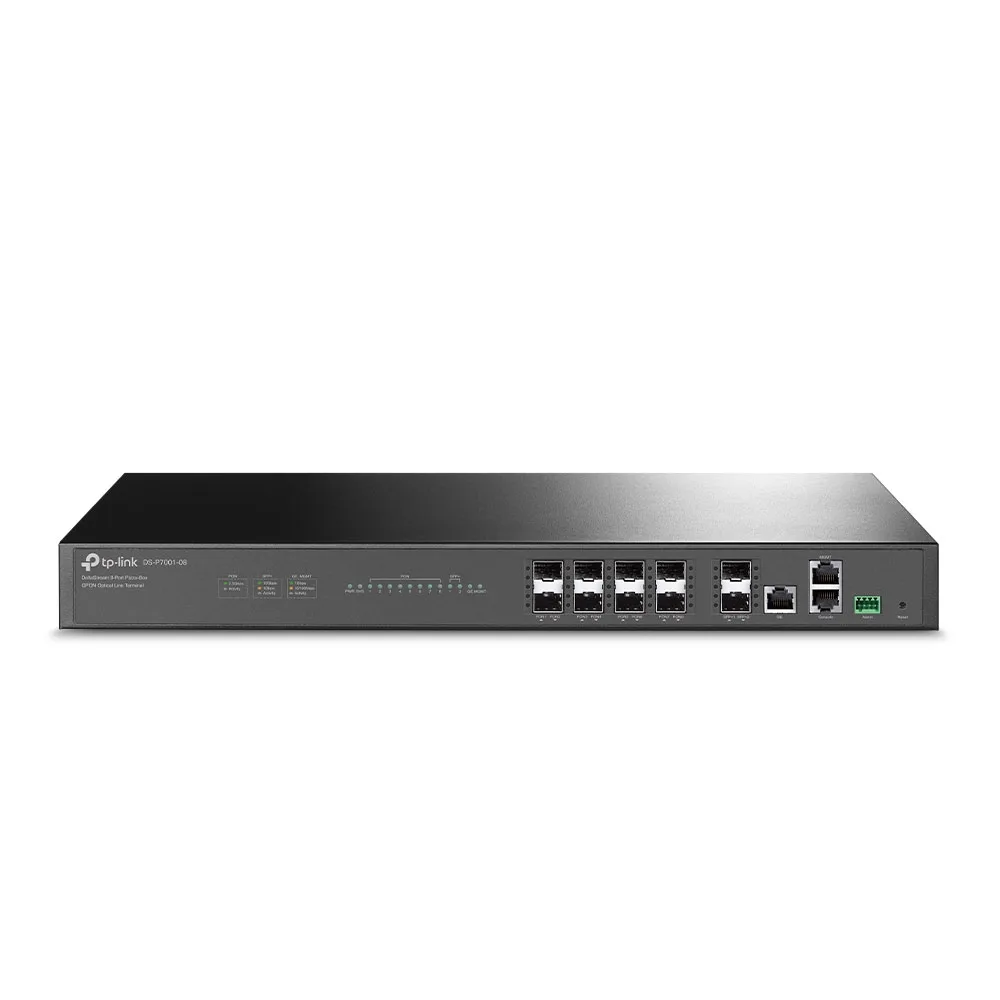 GPON TP LINK OLT GPON PIZZA-BOX 8 PUERTOS GPON 1:128