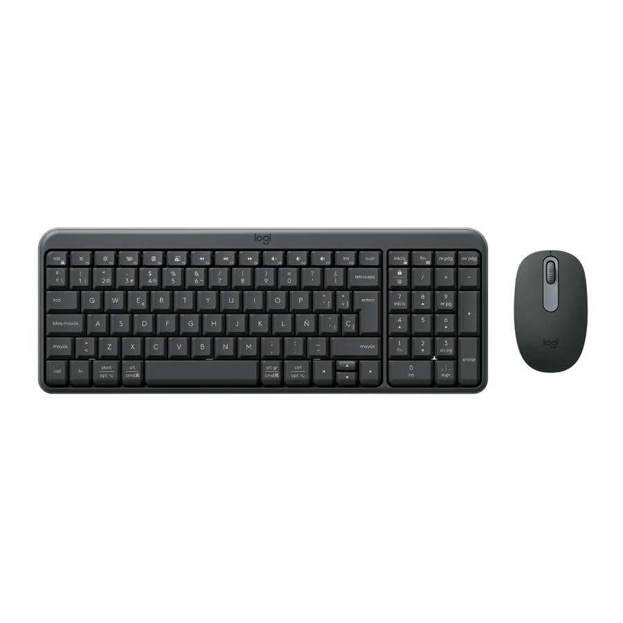 TEC+MOUSE LOGITECH MK250 BT BLACK LATINO CD