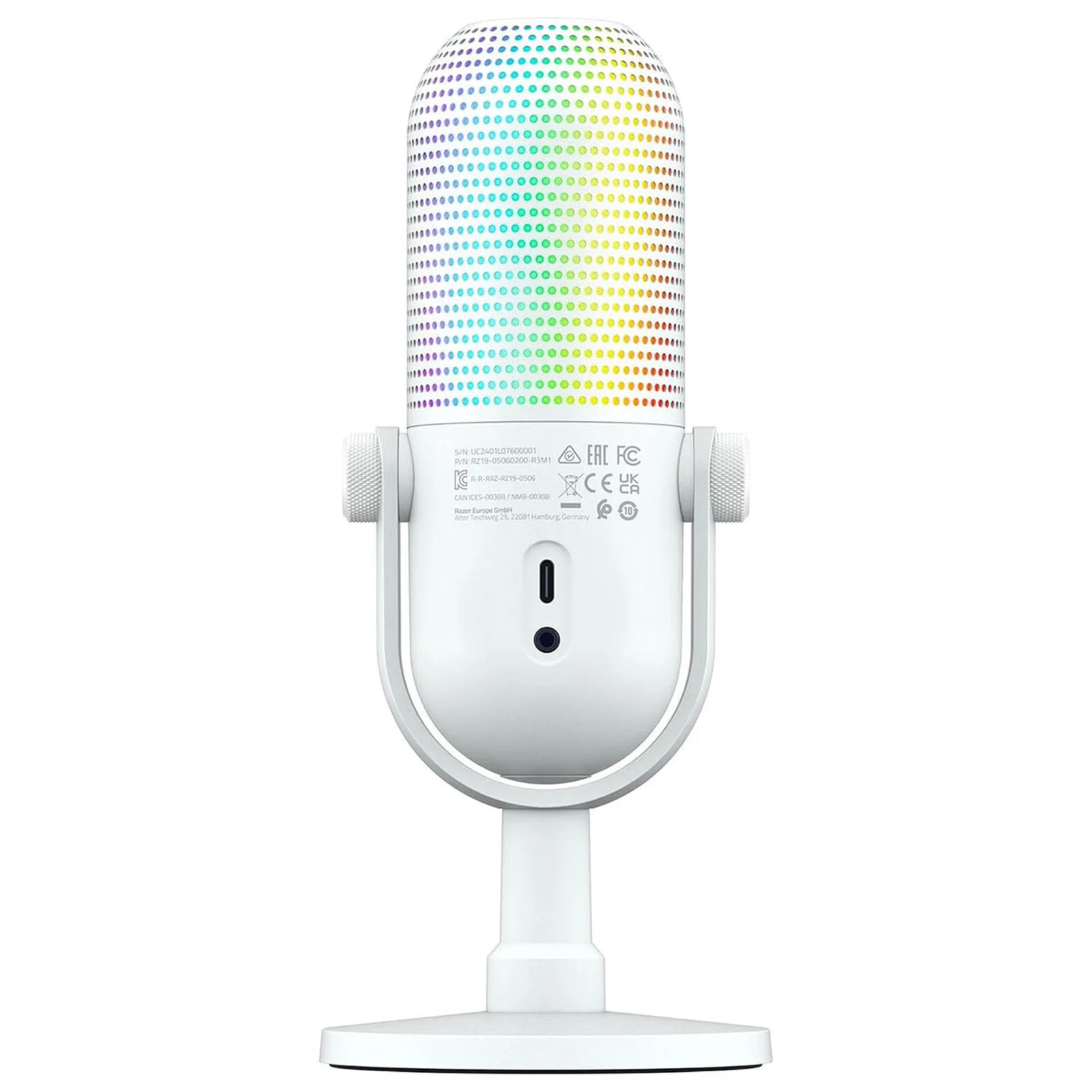 MICROFONO RAZER SEIREN V3 CHROMA RGB WHITE