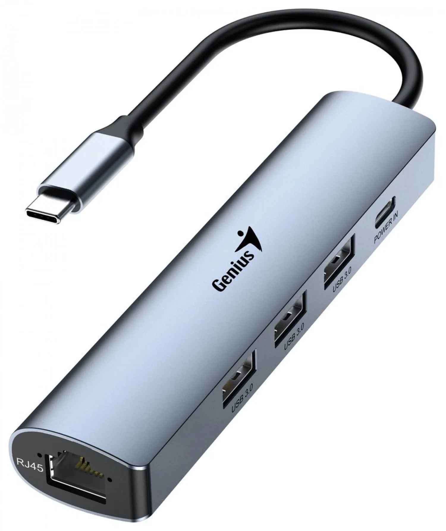 HUB GENIUS UH-545 USB-C A USB-CX1/USB-A X3/RJ45X1