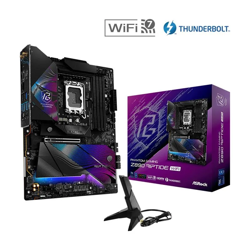 Motherboard Asrock Z890 Riptide Wi-fi Intel® Socket 1851 12/13/14va. Gen. DDR5