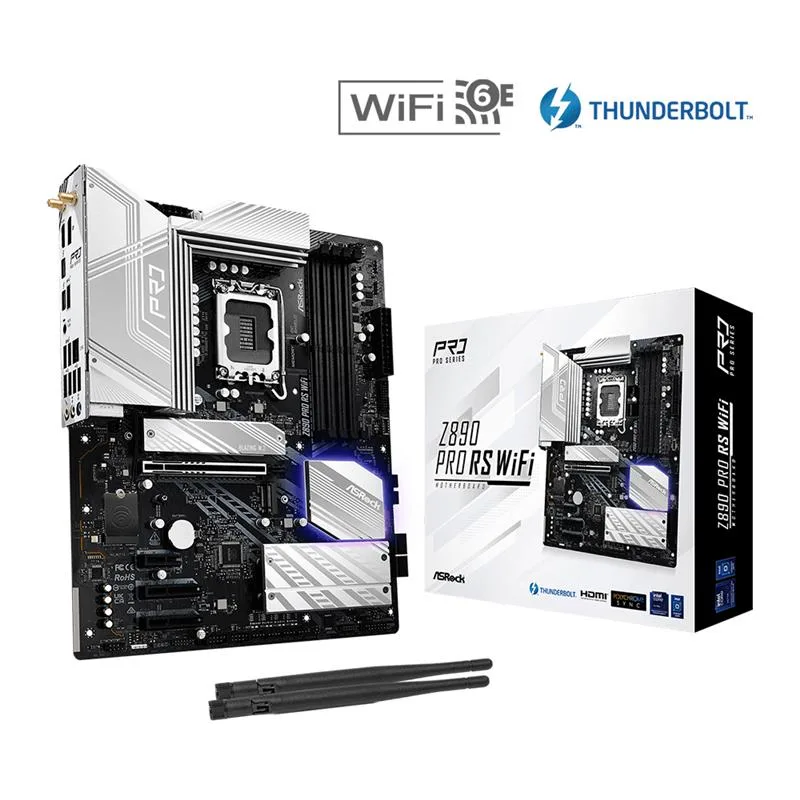 Motherboard Asrock Z890 Pro Rs Wi-fi Intel® Socket 1851 12/13/14va. Gen. DDR5