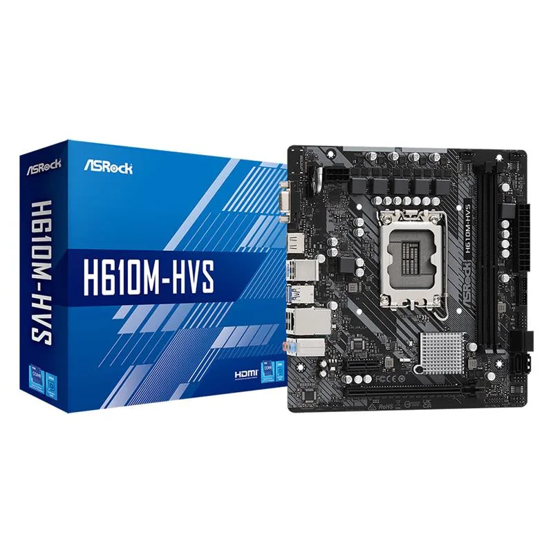 MOTHERBOARD ASROCK H610M-HVS INTEL® SOCKET 1700 12/13/14MA. GEN.