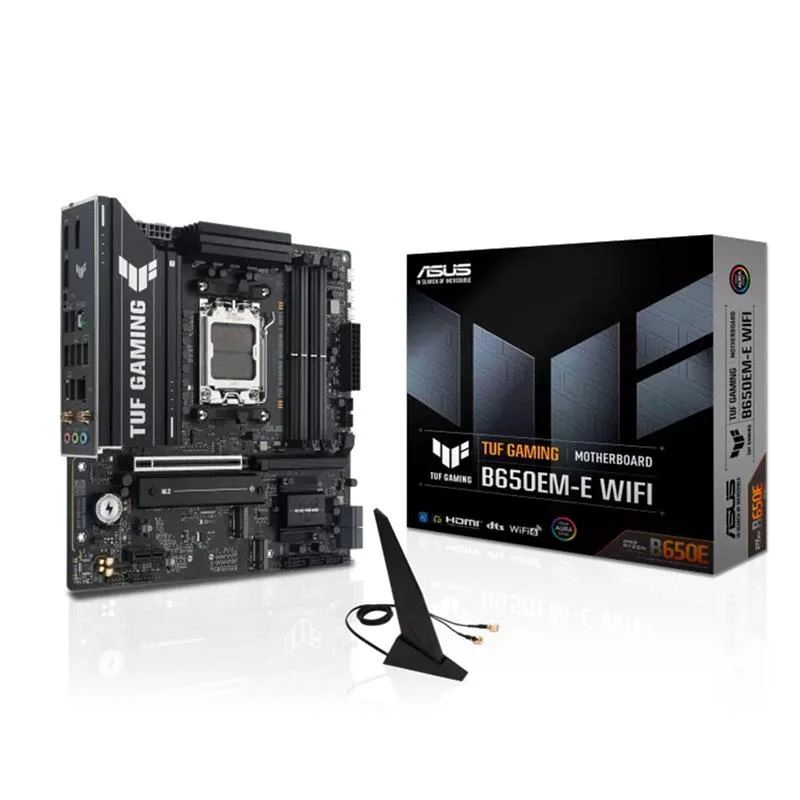 MOTHERBOARD ASUS TUF GAMING B650EM-E WIFI AMD SOCKET AM5 DDR5
