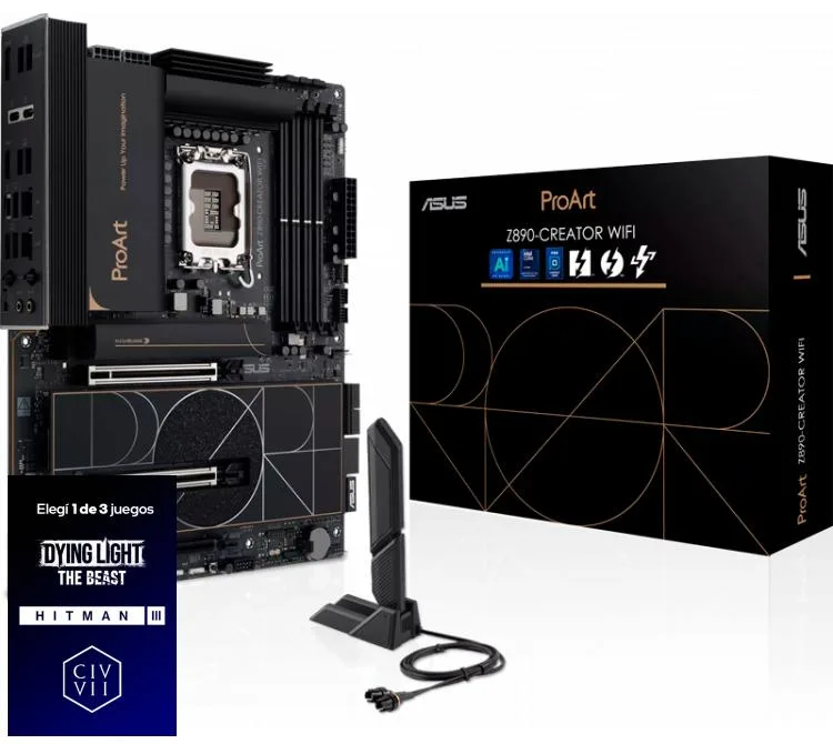 MOTHER ASUS PROART Z890-CREATOR WIFI LGA 1851