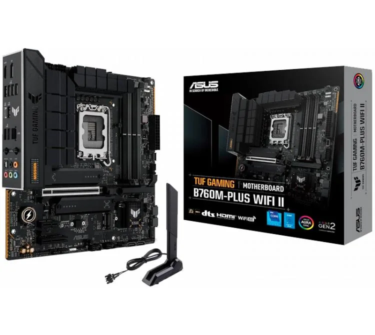 MOTHER ASUS TUF GAMING B760M-PLUS WIFI II 12/13/14TH GEN LGA1700 DDR5