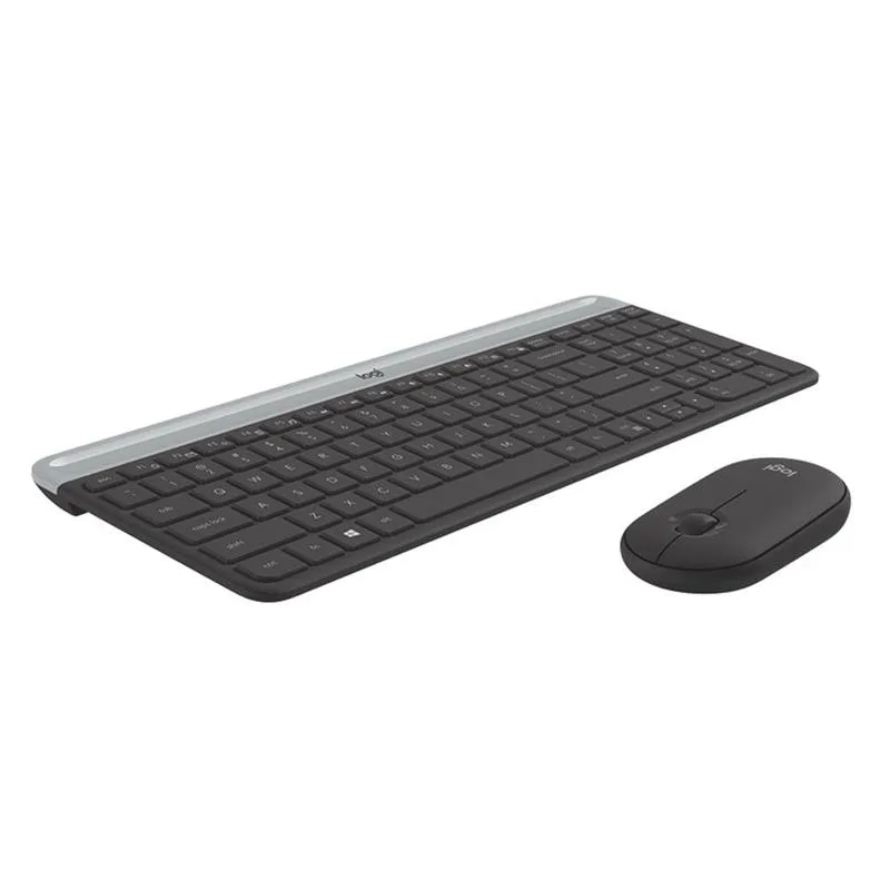 COMBO TECLADO MOUSE INALÁMBRICOS LOGITECH MK470 SLIM GRAPHITE