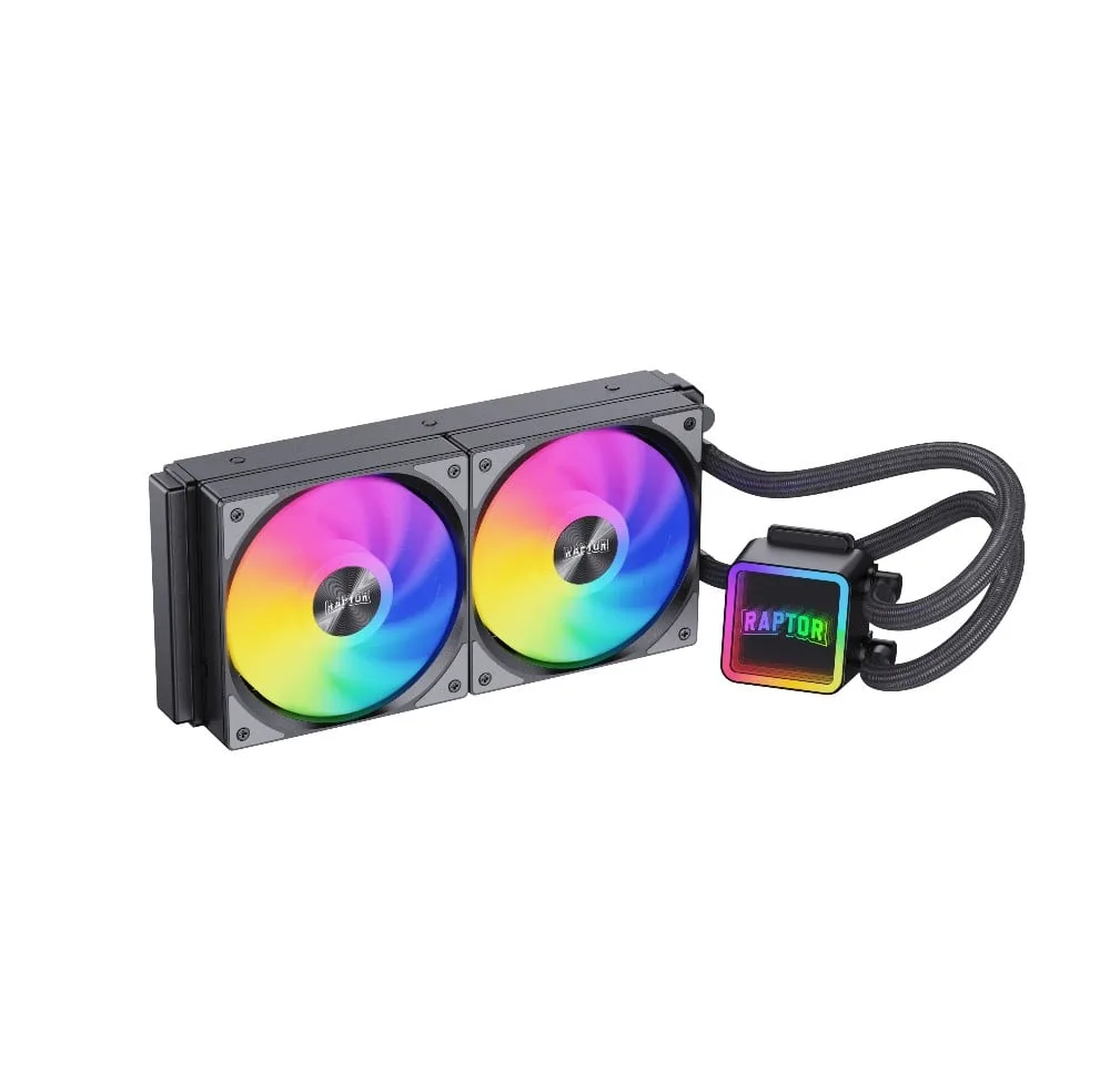 WATER COOLING RAPTOR AQUA CORE 240 2X CPU COOLER 240MM NEGRO