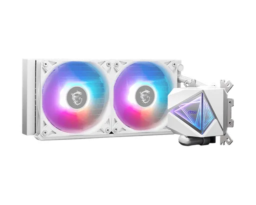 WATER COOLING MSI MAG CORELIQUID I240 2X CPU COOLER 240MM WHITE