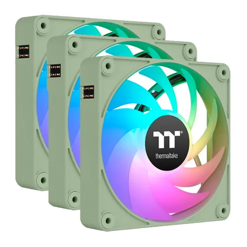 COOLER CPU THERMALTAKE CT120 EX ARGB SYNC MATCHA GREEN X3 FAN PACK