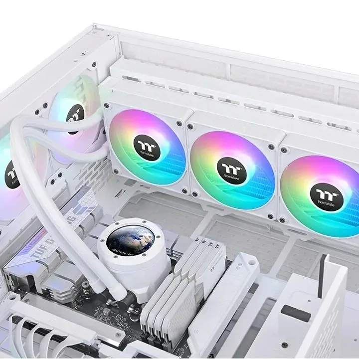THERMALTAKE AIO WATERCOOLER TH360 V2 ULTRA EX ARGB LCD SNOW