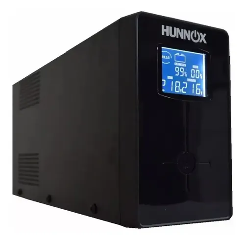 HUNNOX UPS Y ESTABILIZADOR 650VA LCD C/USB
