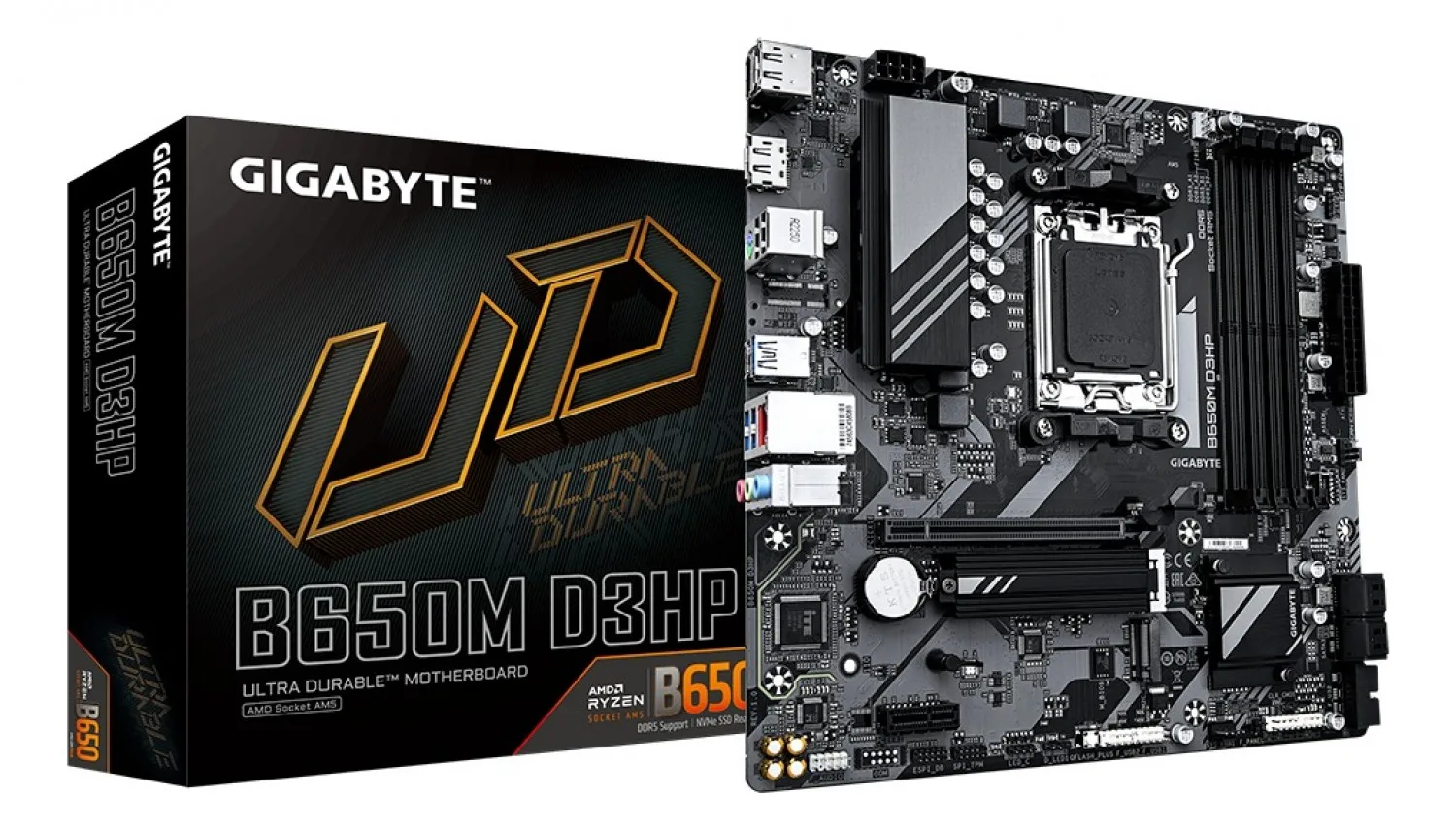 Mother Gigabyte B650M D3HP DDR5 AM5 (Serie 7000/8000)