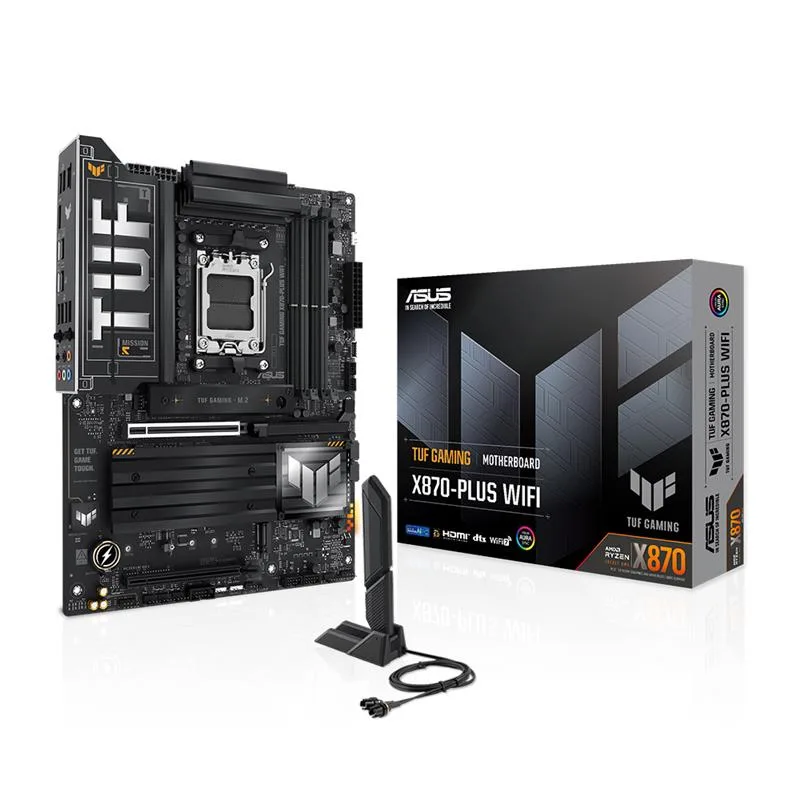 MOTHERBOARD ASUS TUF GAMING X870-PLUS WIFI 6E AMD SOCKET AM5 DDR5
