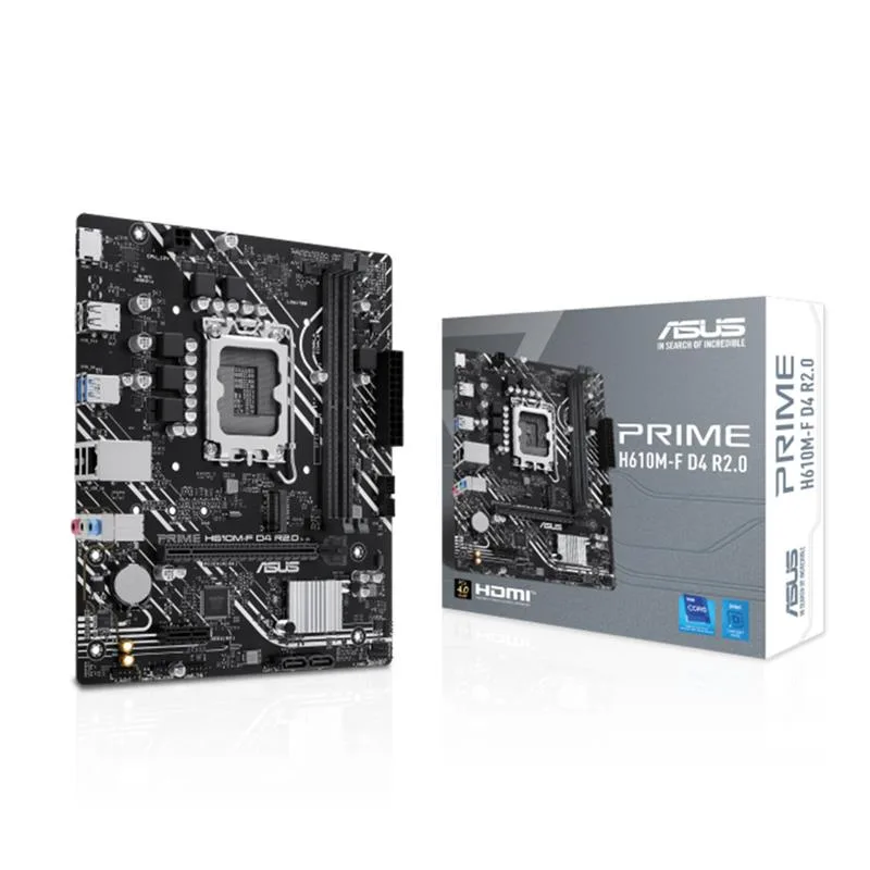 MOTHERBOARD ASUS PRIME H610M-F D4 R2.0 INTEL® SOCKET 1700 12/13/14VA. GEN.