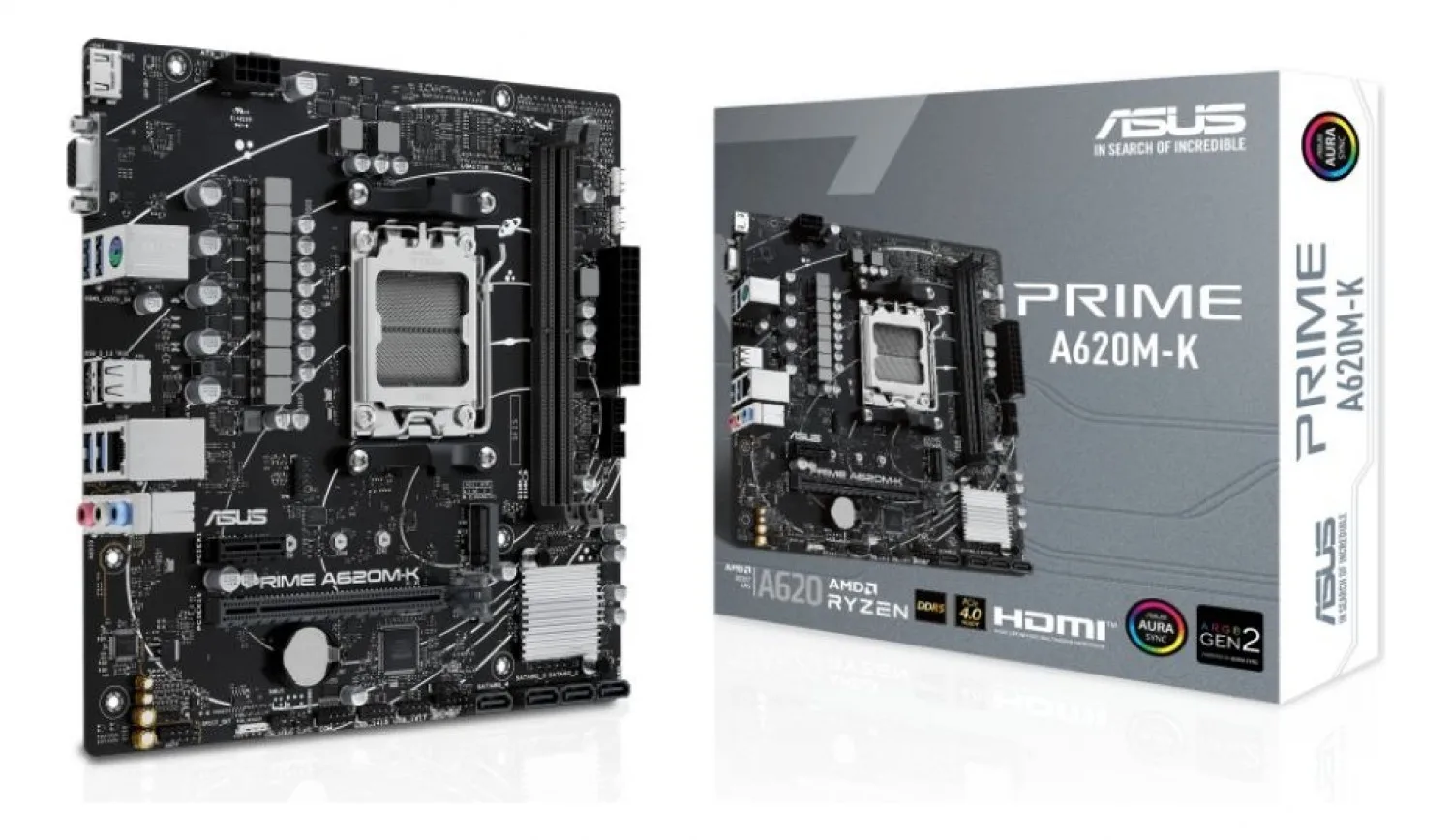MOTHERBOARD ASUS PRIME A620M-K AM5 DDR5
