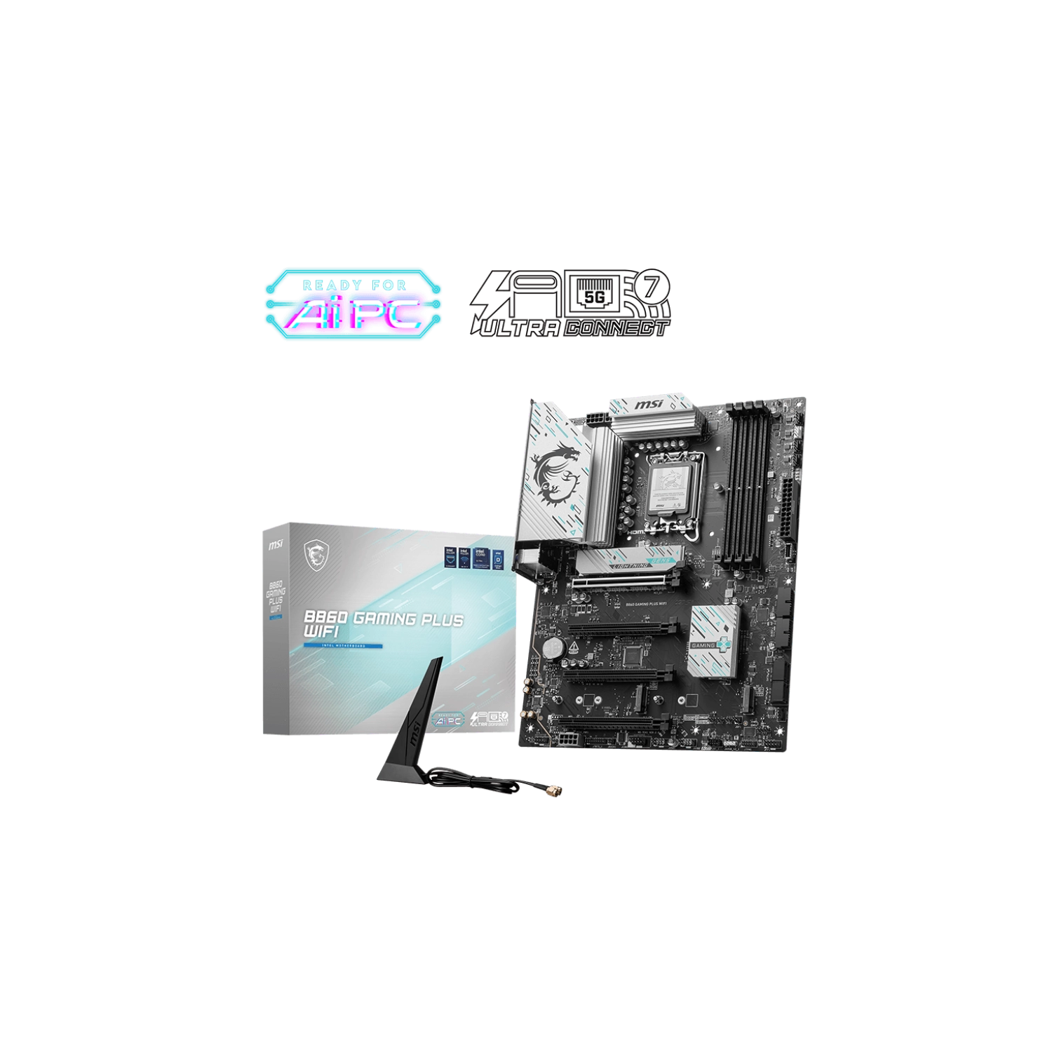MOTHER MSI B860M GAMING PLUS WIFI LGA1851 DDR5