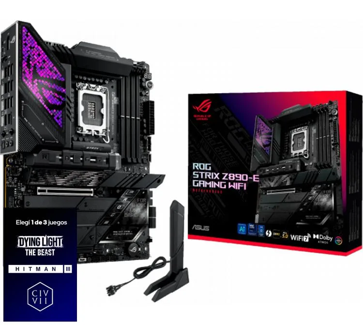 MOTHER ASUS ROG STRIX Z890-E GAMING WIFI LGA1851