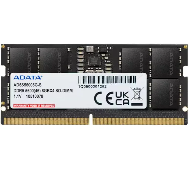 MEMORIA SO-DIMM ADATA DDR5 8GB 5600MHZ