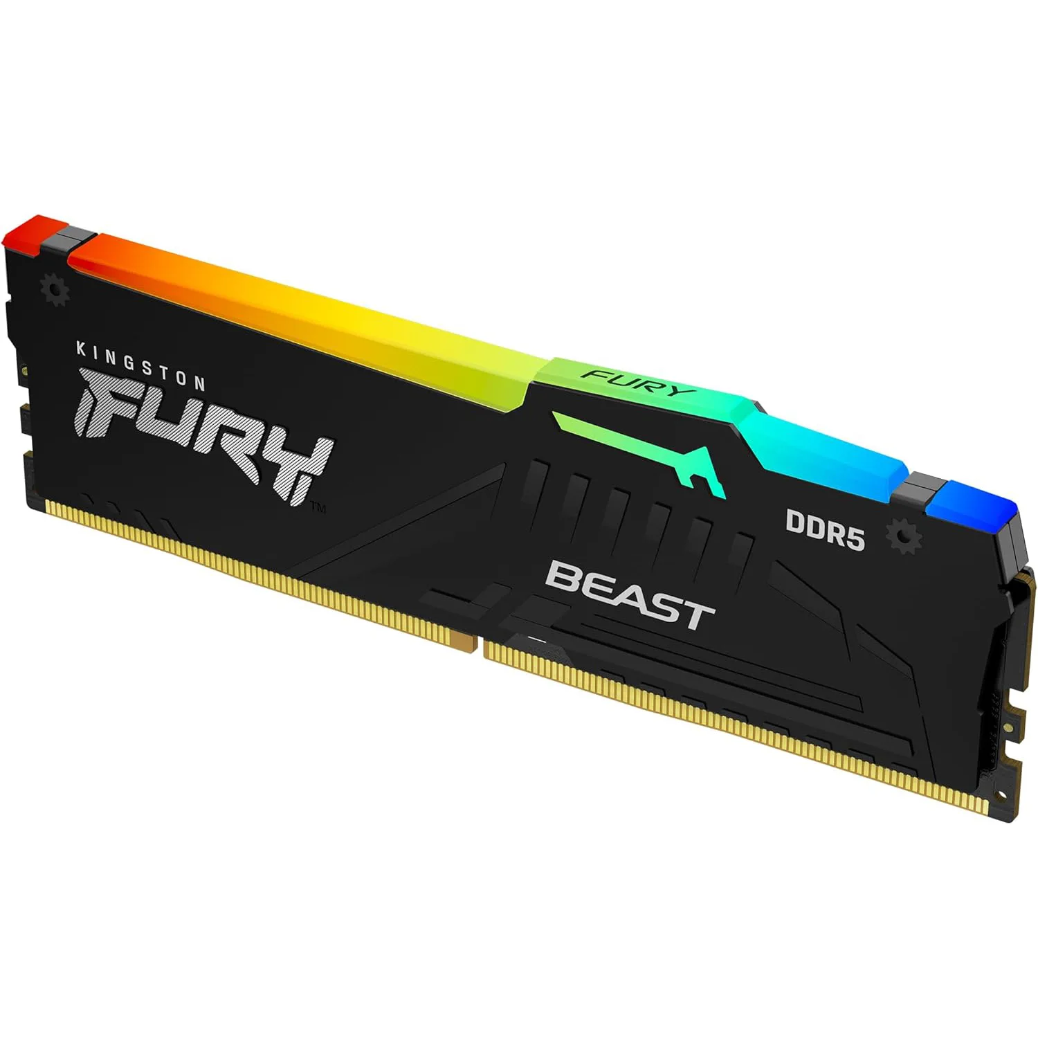 MEMORIA KINGSTON DDR5 16GB 6000MHZ FURY BLACK RGB CL36 AMD EXPO