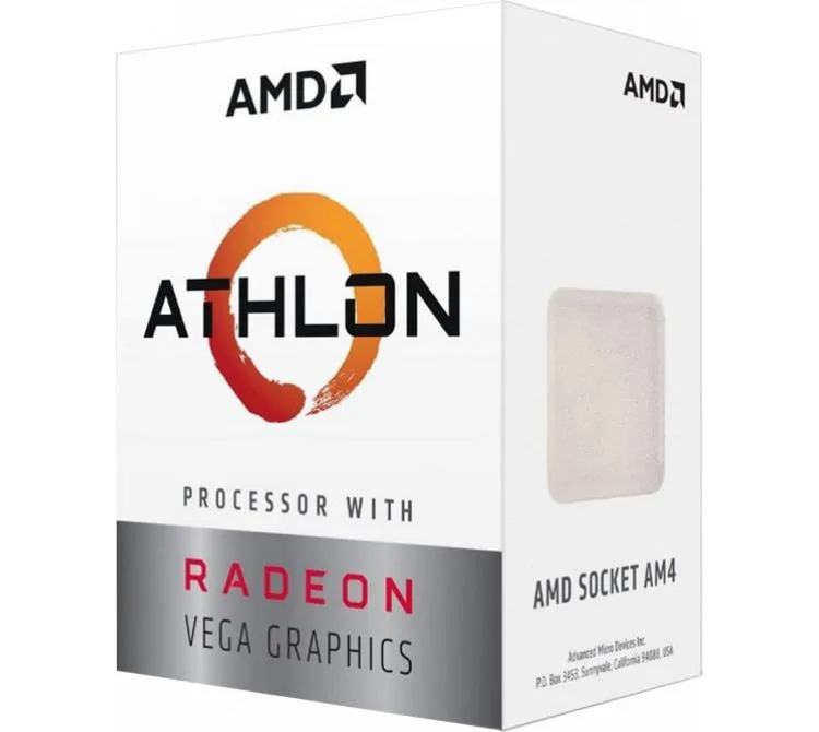 PROCESADOR AMD ATHLON 3000G 3.5GHZ + RADEON VEGA 3 AM4