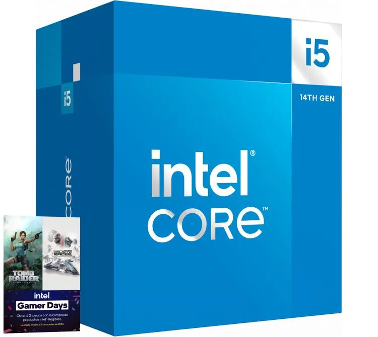 PROCESADOR INTEL CORE I5 14400F 4.7GHZ TURBO SOCKET 1700 RAPTOR LAKE
