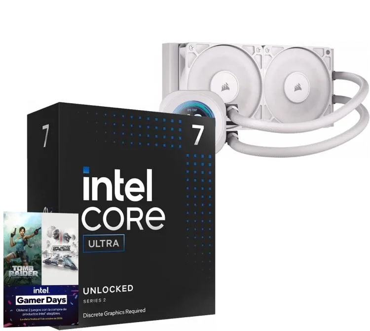 PROCESADOR INTEL CORE ULTRA 7 265KF 5.5GHZ TURBO SOCKET 1851 ARROW LAKE