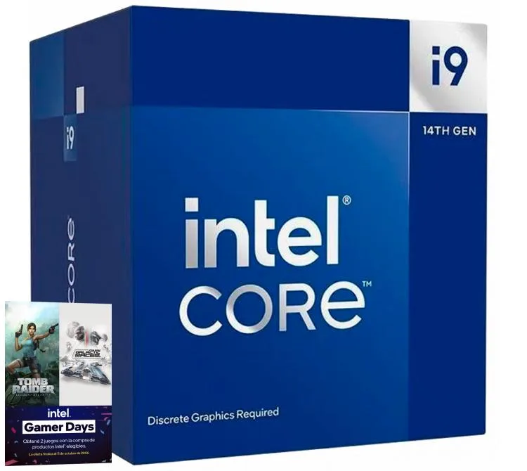 PROCESADOR INTEL CORE I9 14900F 5.8GHZ TURBO SOCKET 1700 RAPTOR LAKE
