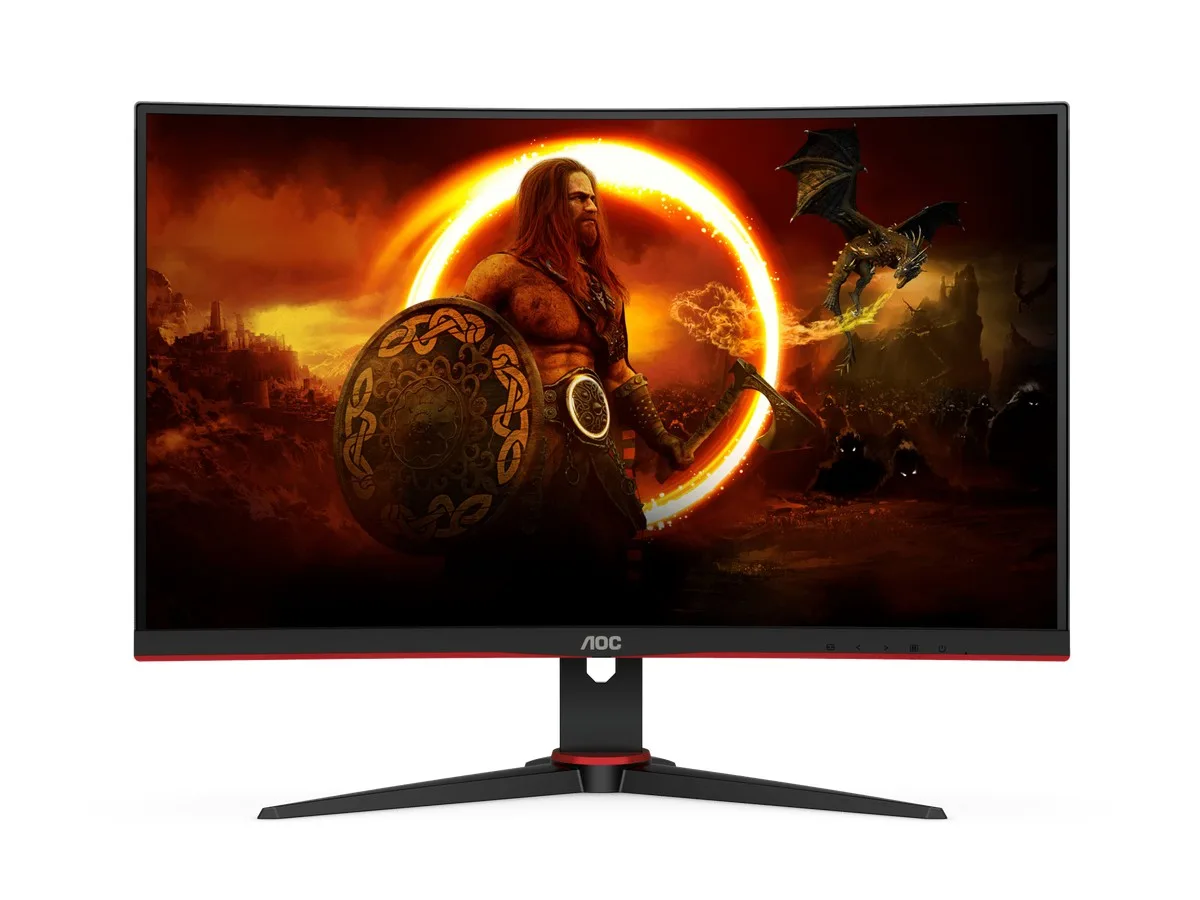 Monitor 27" Aoc C27g2ze - Led 240hz, Negro,curvo, 1920x1080, 0,5ms